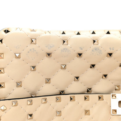 Valentino Garavani Nappa Maxi Rockstud Spike Shoulder Bag Light Ivory 11 of 12