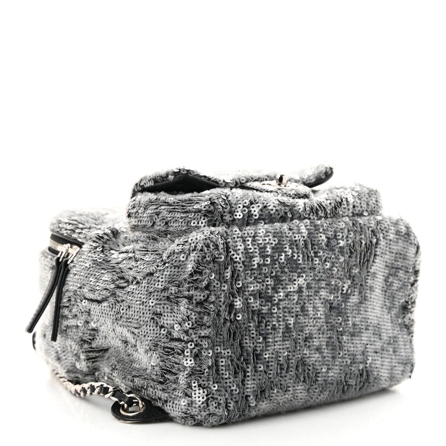Sequin Waterfall Backpack Grey
