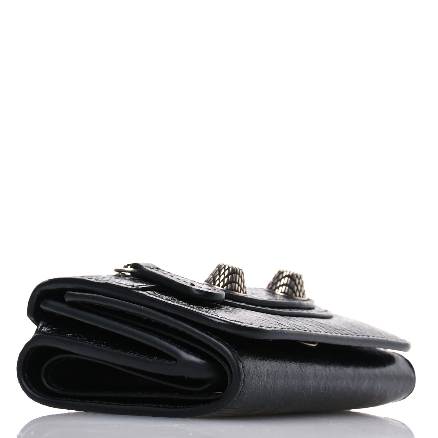 Balenciaga Agneau Arena Le Cagole Mini Wallet Black 4 of 8