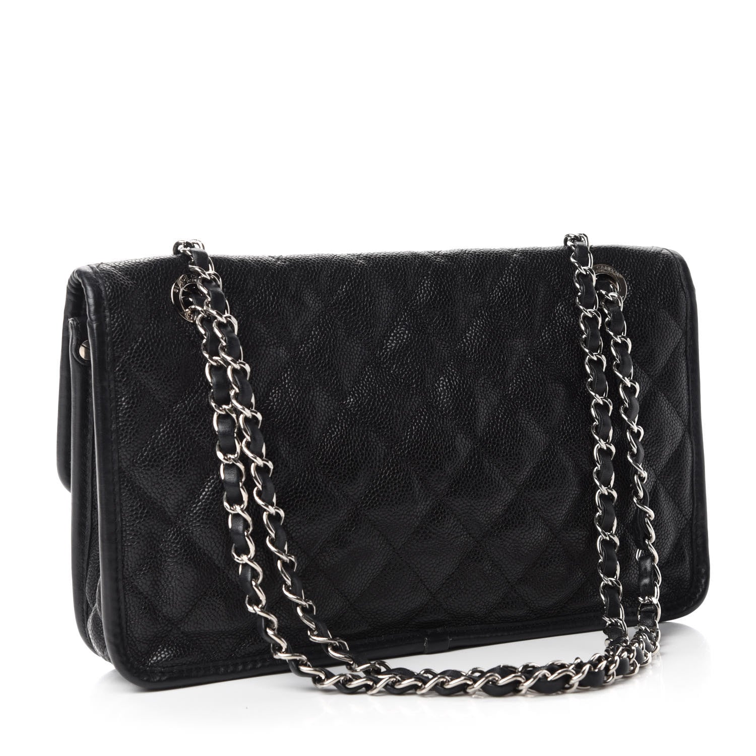 Chanel Caviar Quilted Medium French Riviera Flap Black 3 of 11