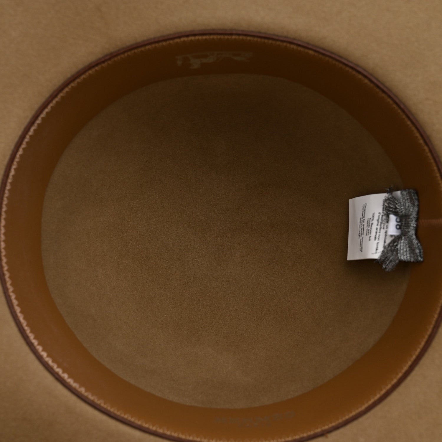 Hermes Beaver Felt Bruna Chaine d'Ancre Hat 58 Beige 7 of 8