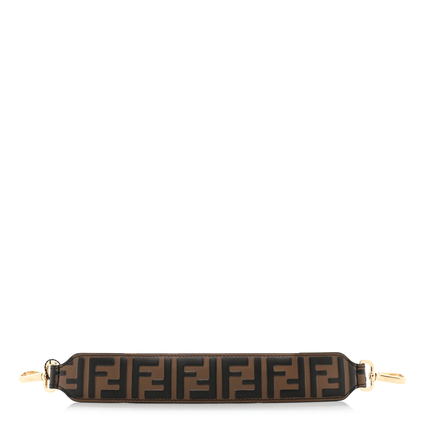 Calfskin FF 1974 Embossed Mini Strap You Maya Black