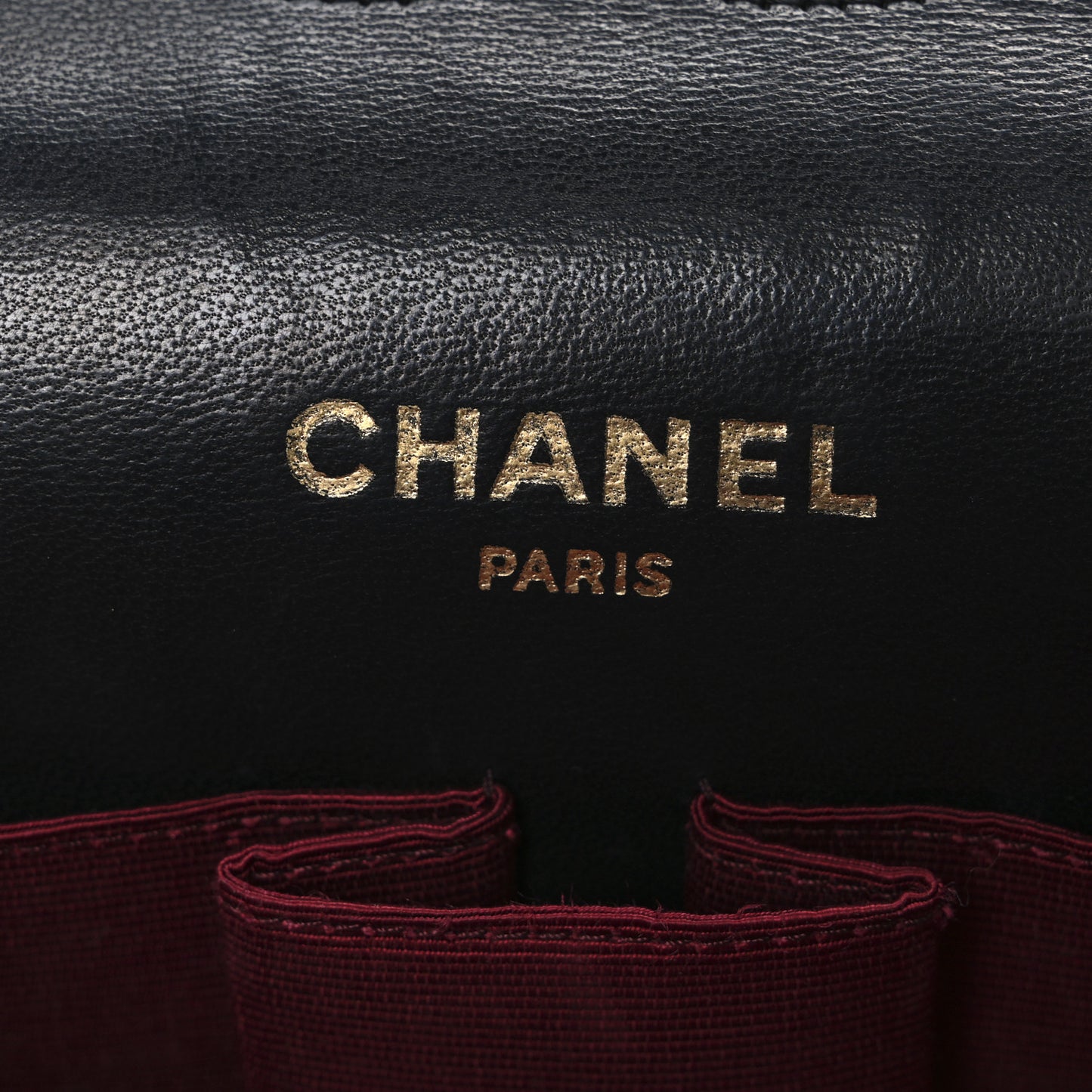Lambskin Quilted Medium Double Flap Bijoux Chain Black
