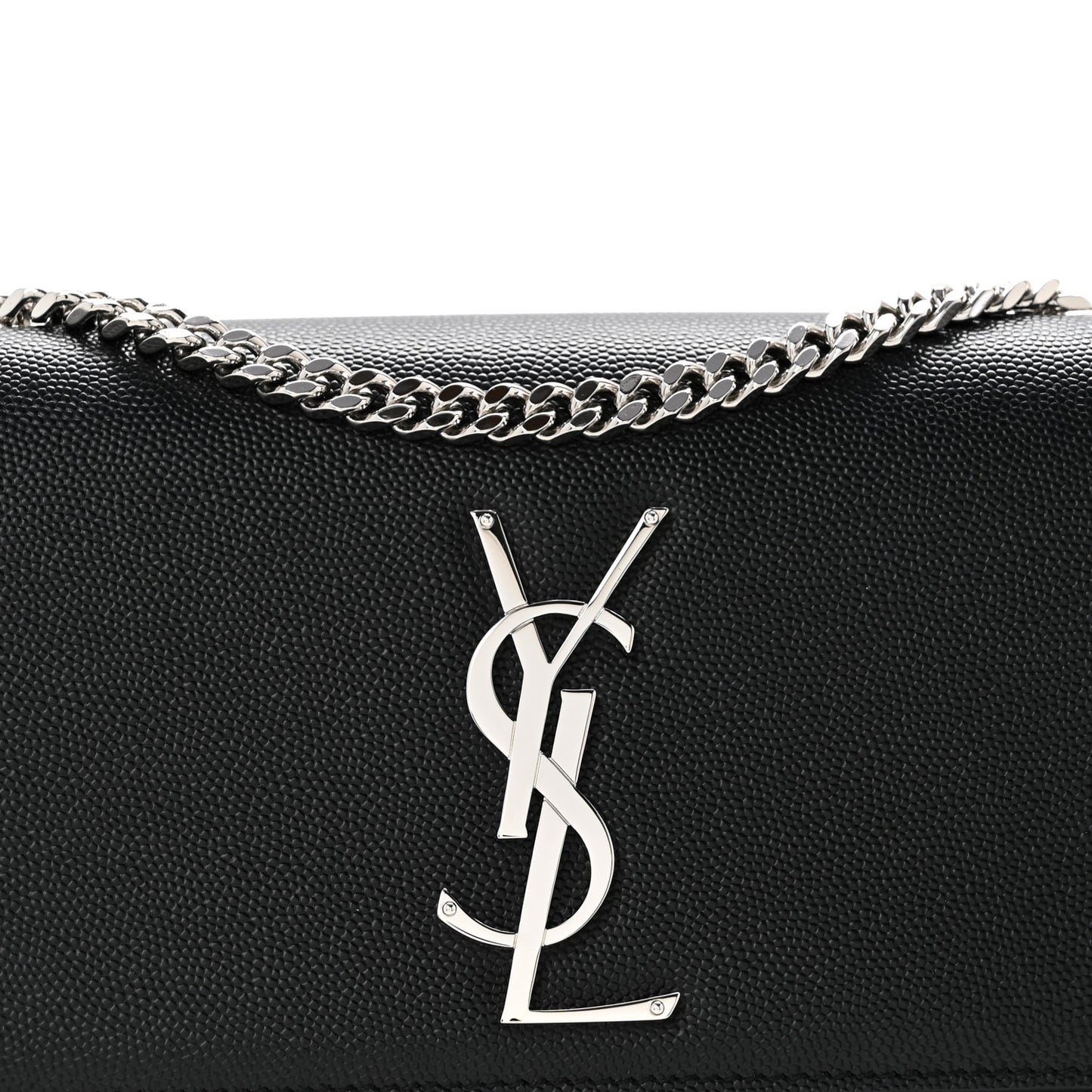 Grain De Poudre Small Monogram Kate Satchel Black