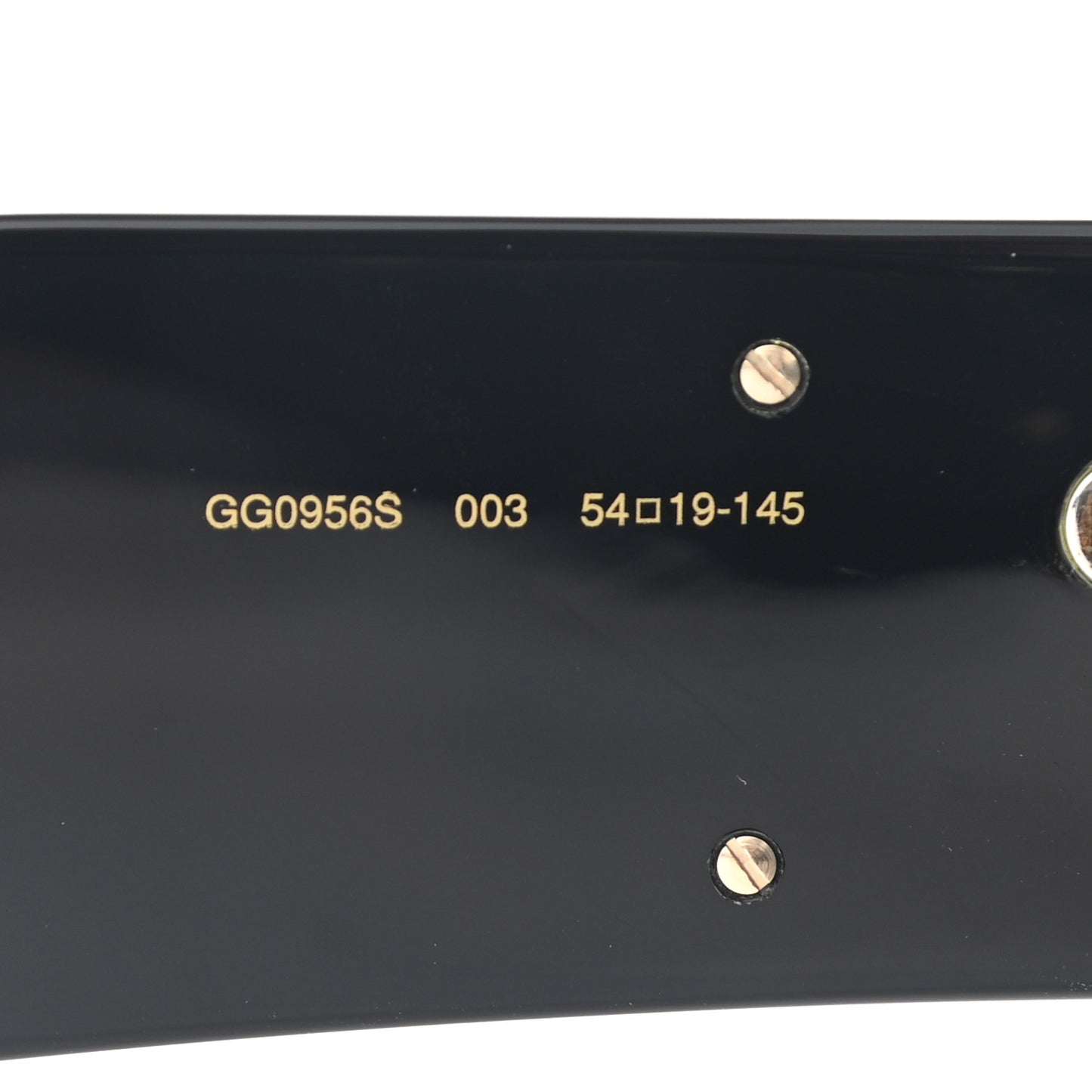 Acetate Square Frame Sunglasses GG0956S Black
