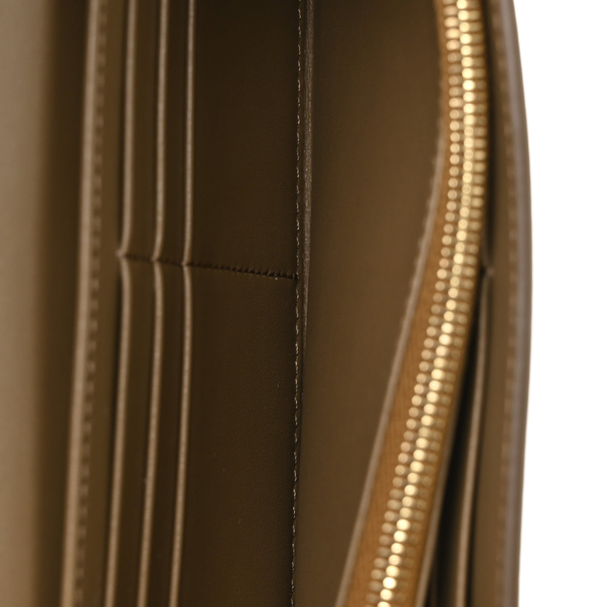 Celine Shiny Calfskin Long Triomphe Wallet DarK Sepia 5 of 9