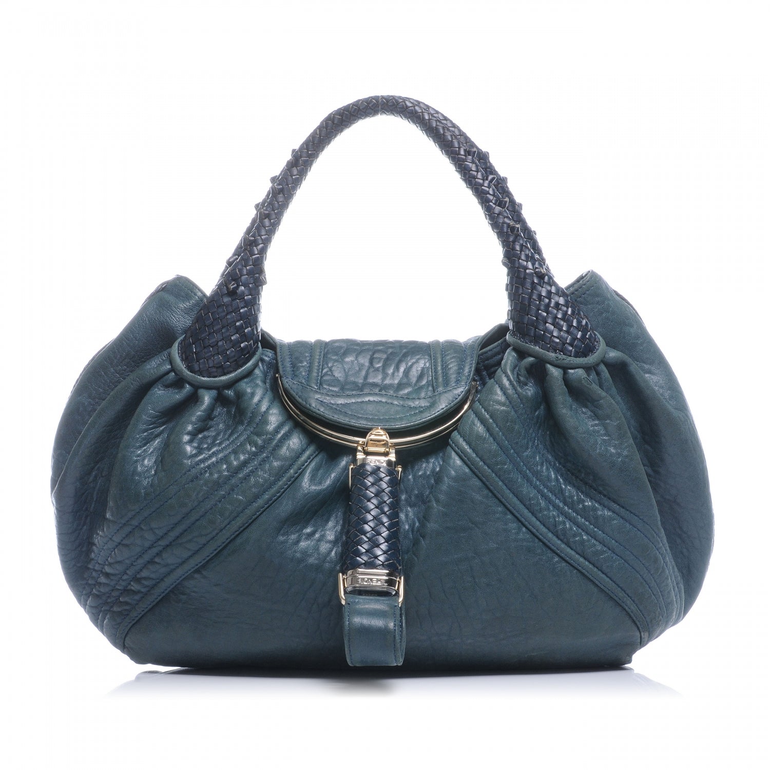 Fendi Nappa Nuvolata Spy Petrolio 1 of 8