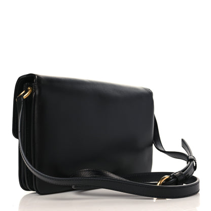 Saint Laurent Smooth Calfskin Le Maillon Satchel Black 3 of 9
