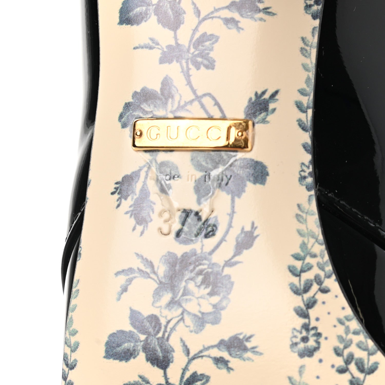Gucci Vernice GG Victoire 55mm Loafer Pumps 37.5 Black 7 of 8