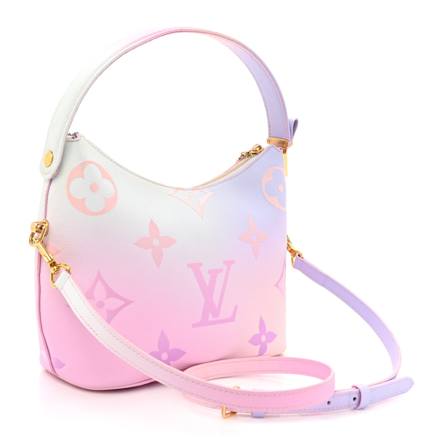 Louis Vuitton Monogram Giant Spring In The City Marshmallow Hobo PM Sunrise Pastel 3 of 11