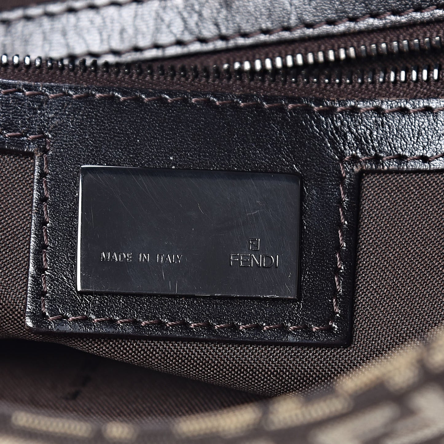 Zucchino Vitello Flap Messenger Satchel Testa di Moro Beige