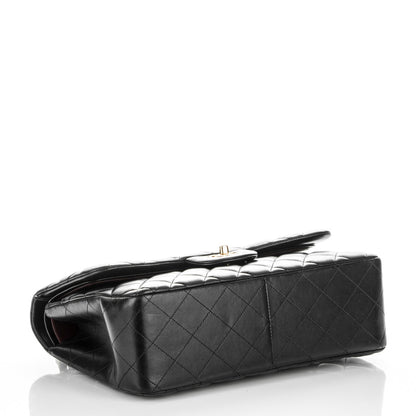 Chanel Lambskin Quilted Jumbo Double Flap Black 4 of 7