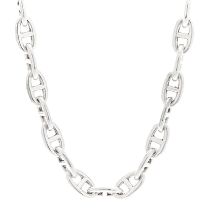 Hermes Sterling Silver Chaine D'Ancre Necklace PM 1 of 5