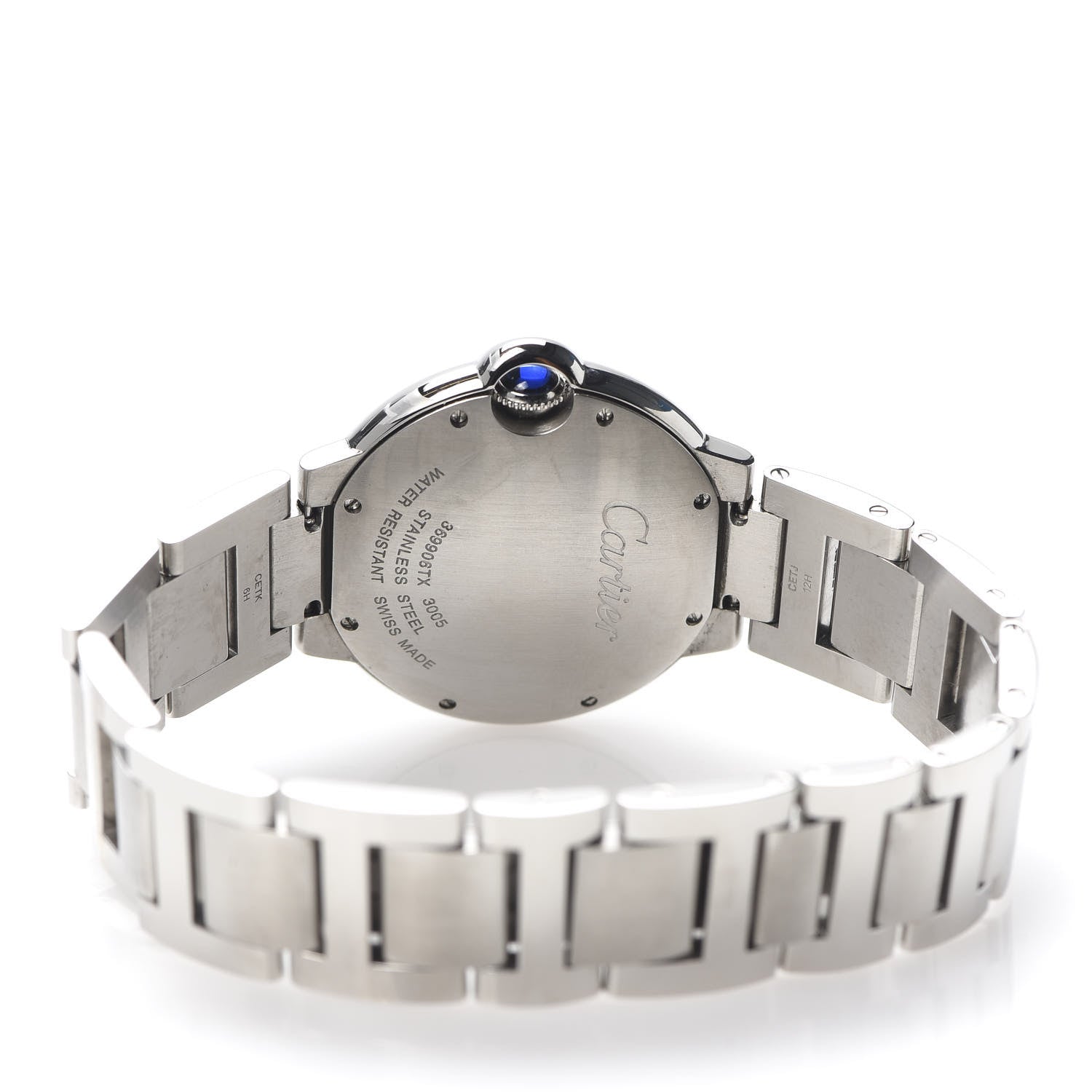 Cartier Stainless Steel 36mm Ballon Bleu De Quartz Watch 5 of 7
