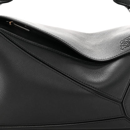 Loewe Calfskin Small Puzzle Bag Black 7 of 9