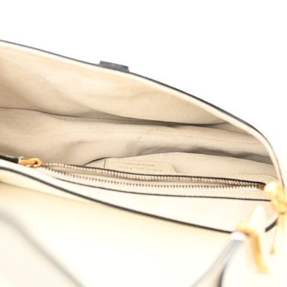 Christian Dior Grained Calfskin Saddle Bag White 5 of 12