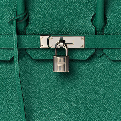 Hermes Epsom Birkin 30 Vert Vertigo 8 of 11