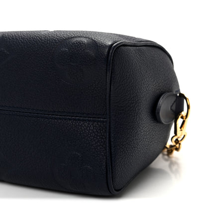 Louis Vuitton Empreinte Monogram Giant Speedy Bandouliere 20 Navy 9 of 9