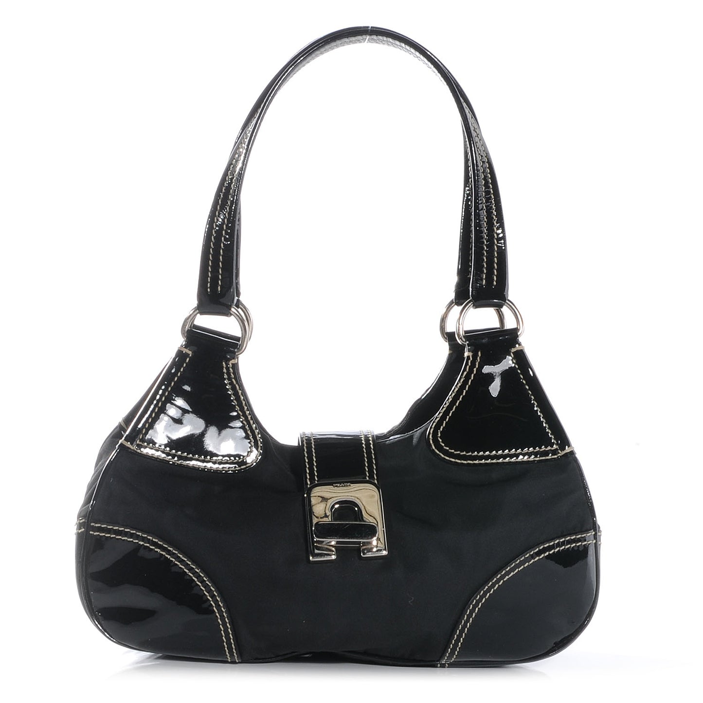 Tessuto Nylon Shoulder Bag Black
