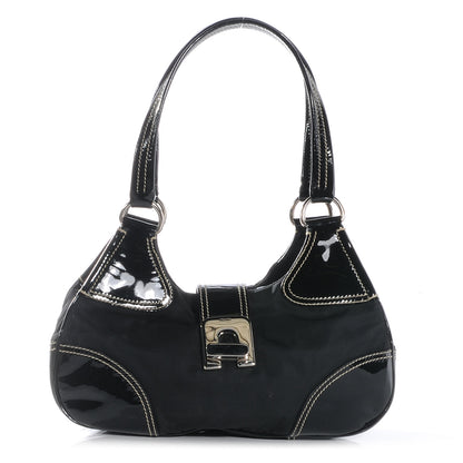 Prada Tessuto Nylon Shoulder Bag Black 1 of 9