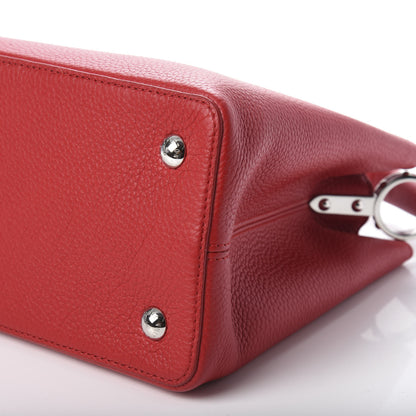 Louis Vuitton Taurillon Capucines MM Rubis 9 of 9