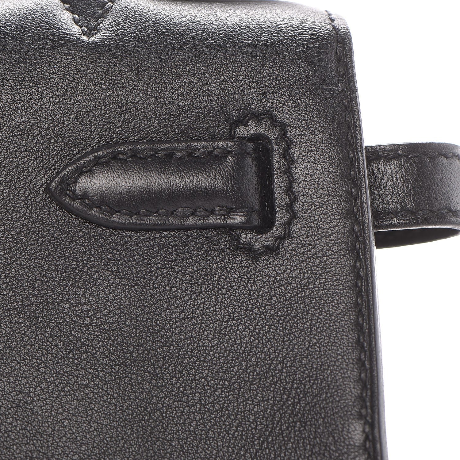 Hermes Swift Kelly Pochette Clutch Black 20 of 28