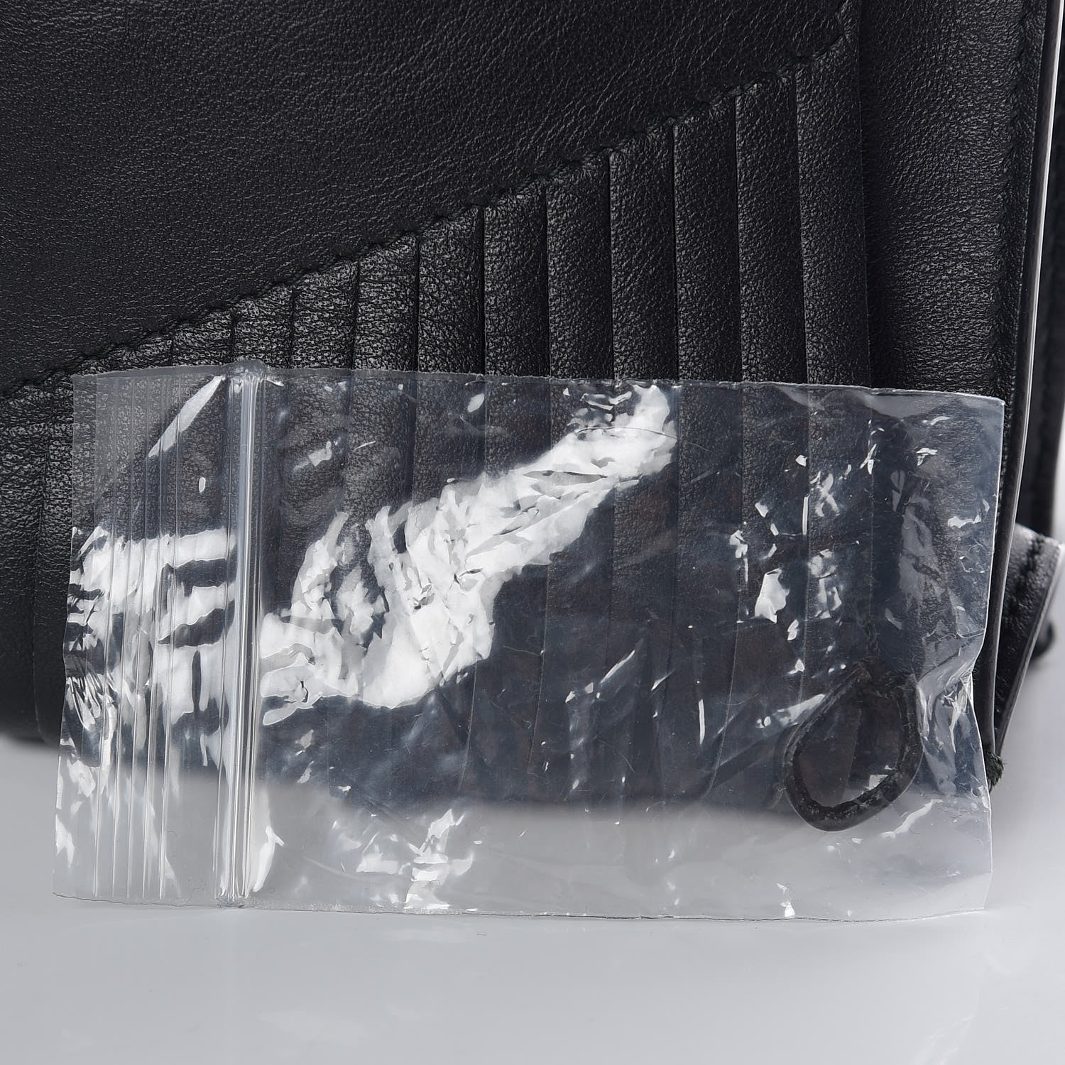 Proenza Schouler Calfskin Small Fringe Lunch Bag Black 12 of 12
