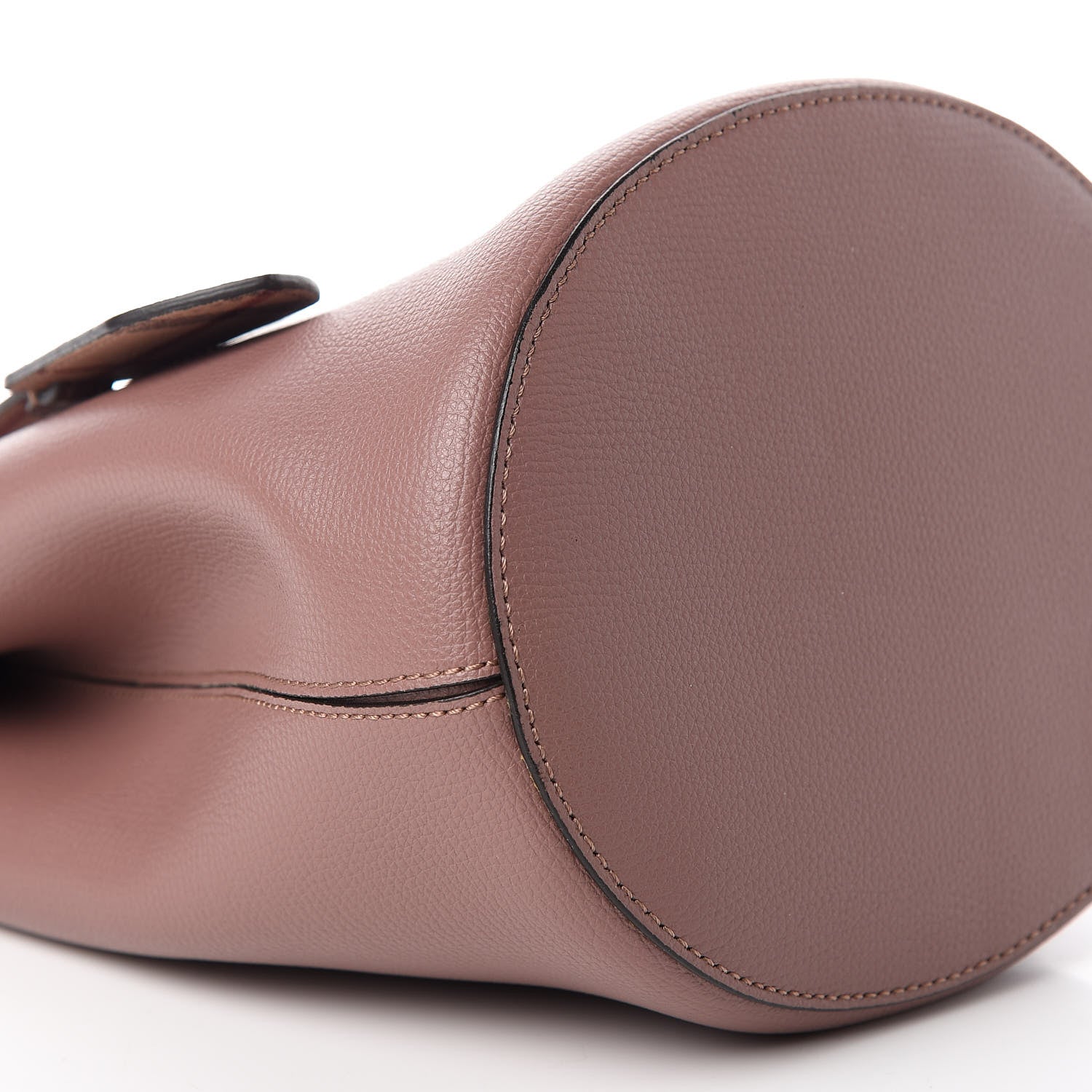 Burberry Calfskin Small Lorne Bucket Crossbody Light Elderberry 6 of 10