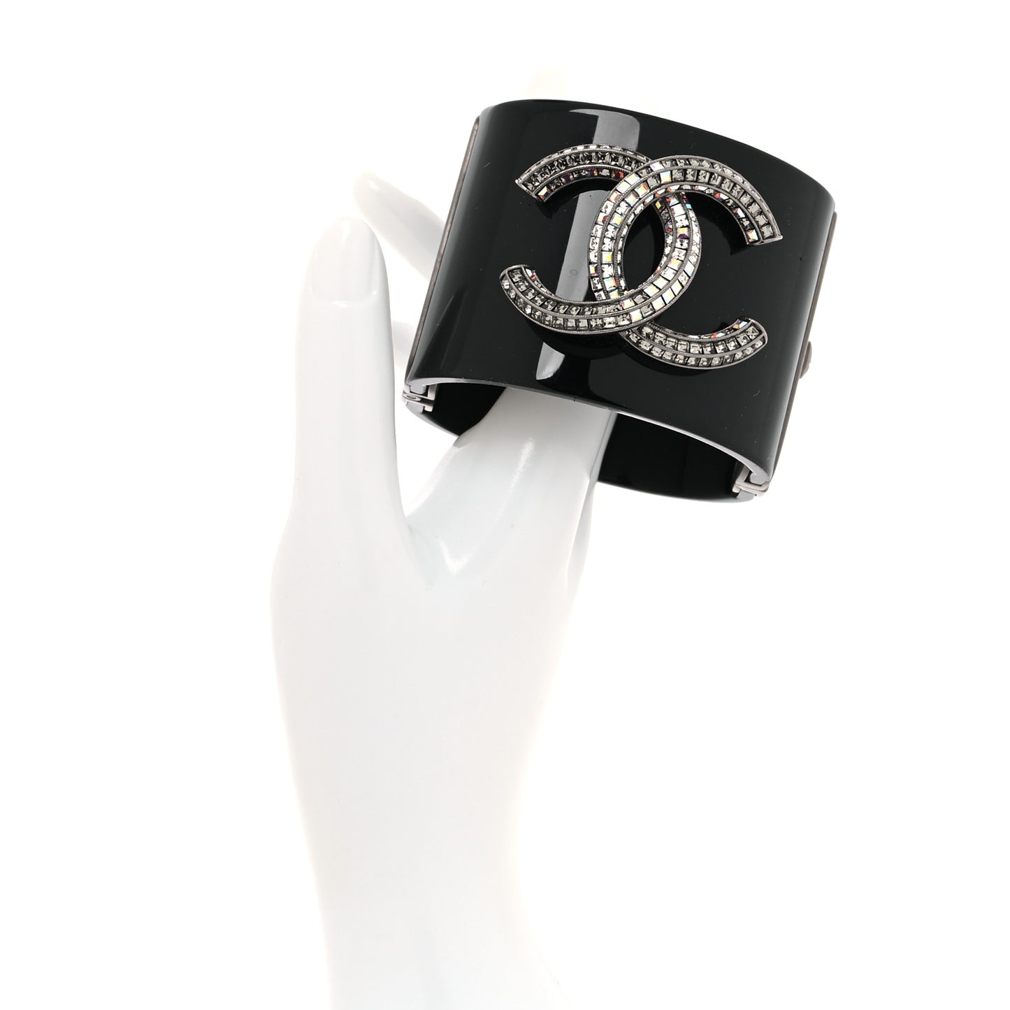 Resin Crystal CC Cuff Black