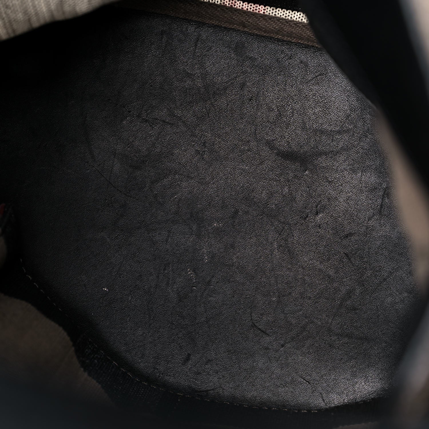 Burberry Canvas Mega Check Medium Ashby Hobo Black 12 of 19