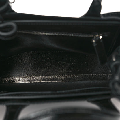 Burberry Soft Calfskin Small Banner Tote Black 5 of 9