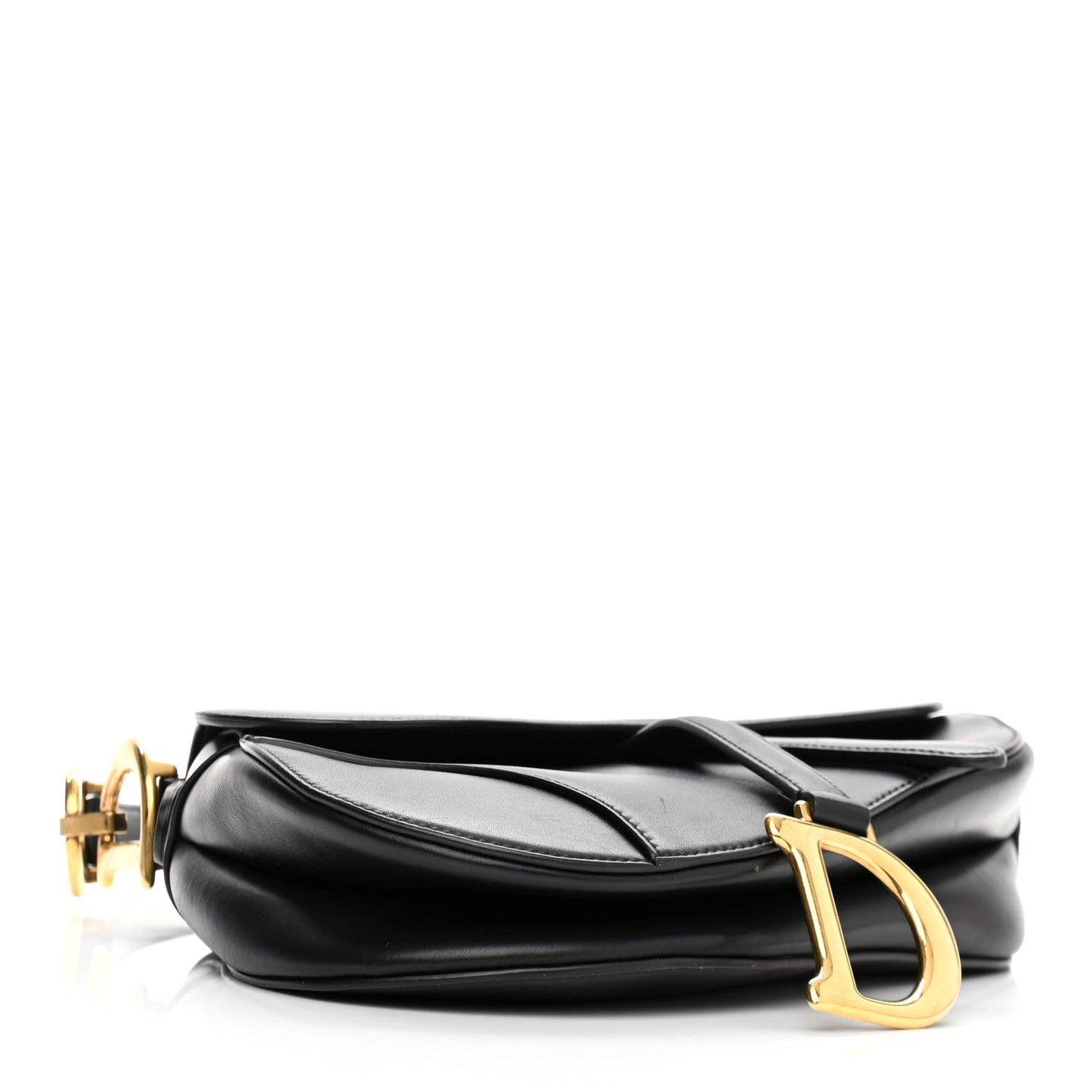 Calfskin Saddle Bag Black