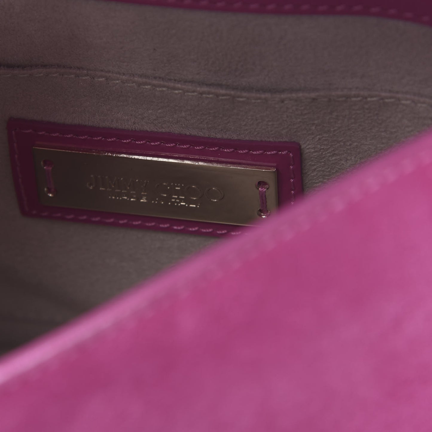 Patent Suede Rebel Crossbody Bag Pink