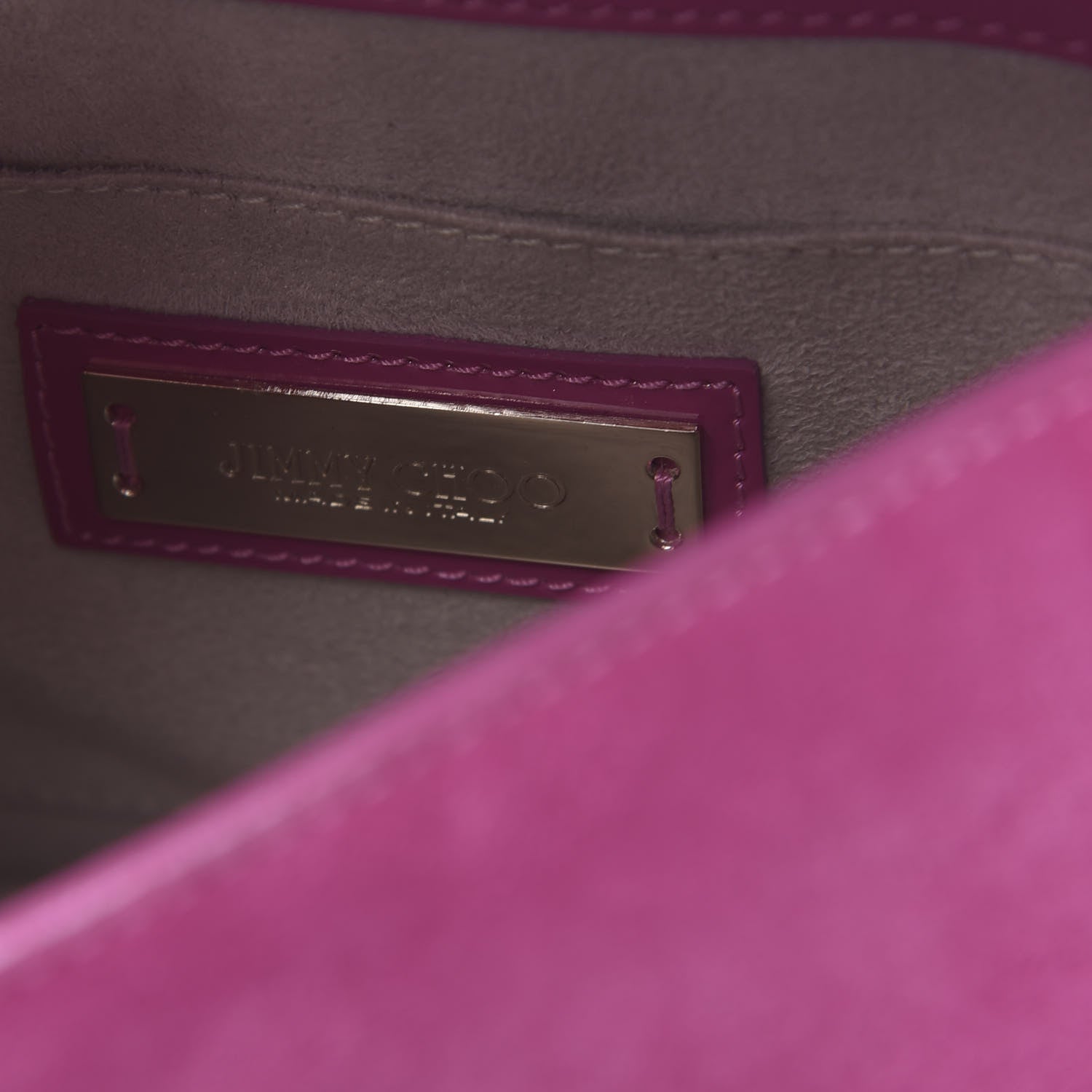 Jimmy Choo Patent Suede Rebel Crossbody Bag Pink 5 of 12