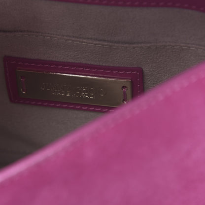 Jimmy Choo Patent Suede Rebel Crossbody Bag Pink 5 of 12