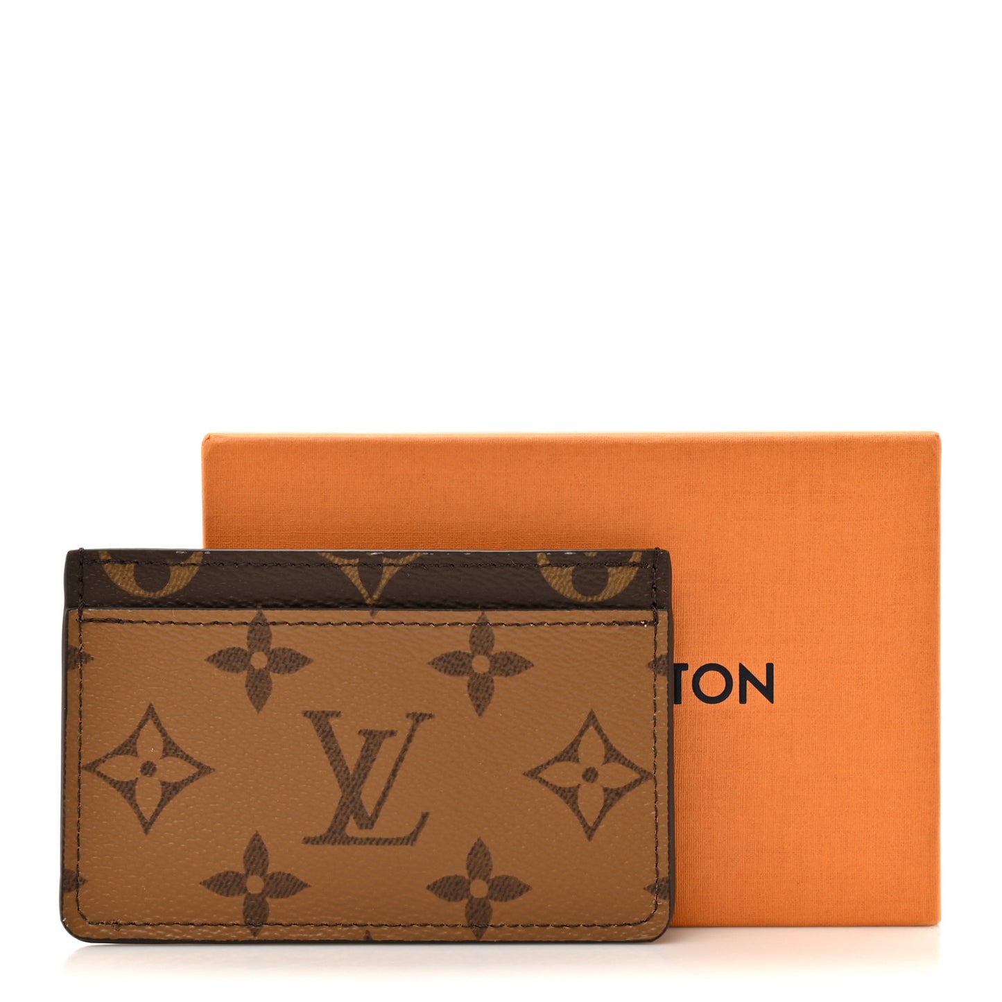 Reverse Monogram Card Holder