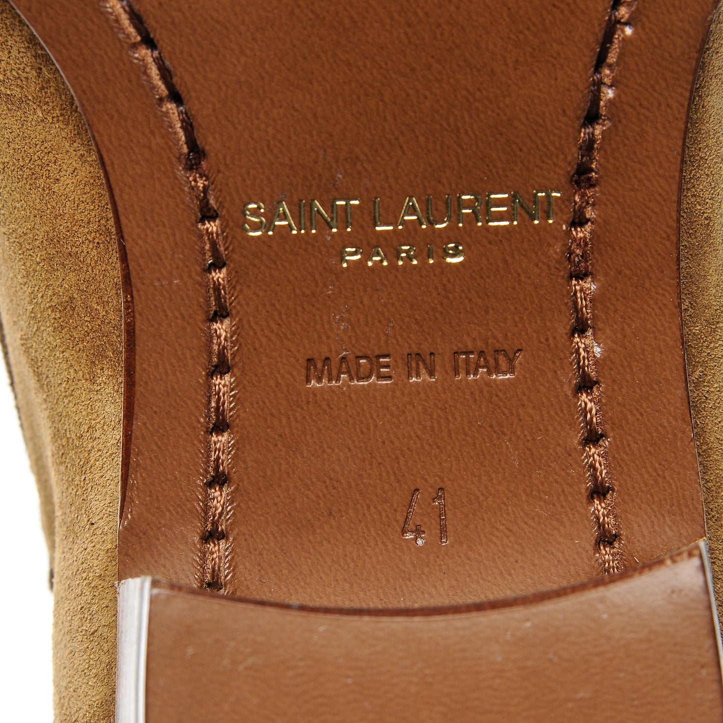 Mens Suede Hedi Western Buckle Ankle Boots 41 Tan