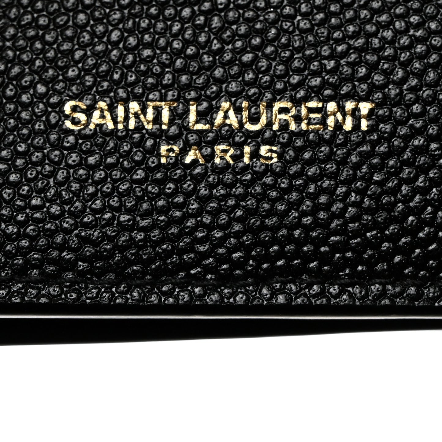 Grain De Poudre Monogram Bi-Fold Wallet Black