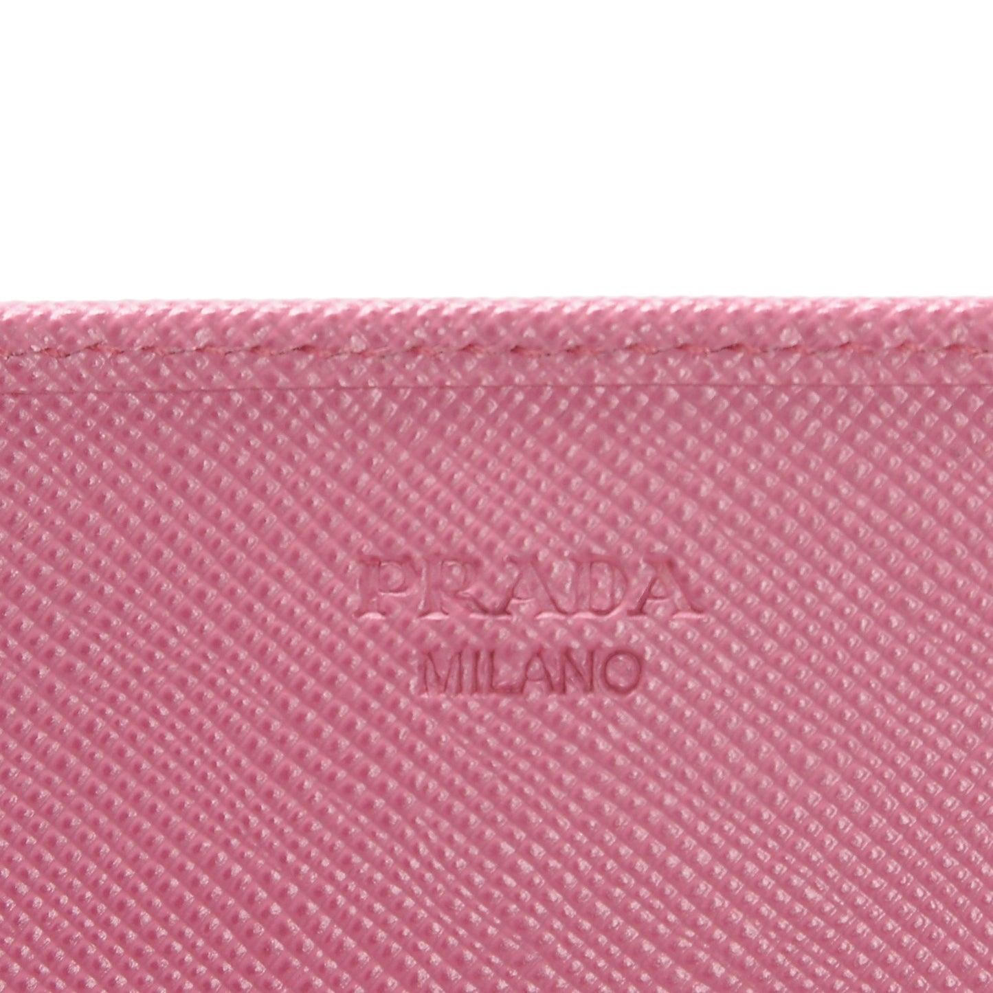 Saffiano Metal Oro Chain Wallet Begonia