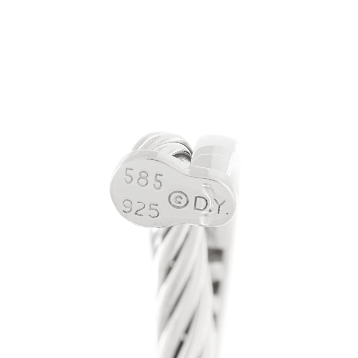 Sterling Silver Diamond Small Crossover Hoop Earrings