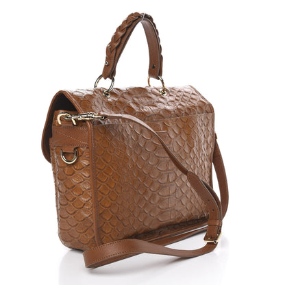 Mulberry Silky Snake Trout Messenger Bag Oak 2 of 11