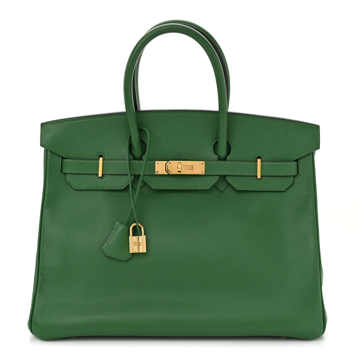 Hermes Courchevel Birkin 35 Vert Clair 1 of 16