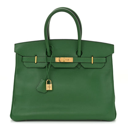 Hermes Courchevel Birkin 35 Vert Clair 1 of 16