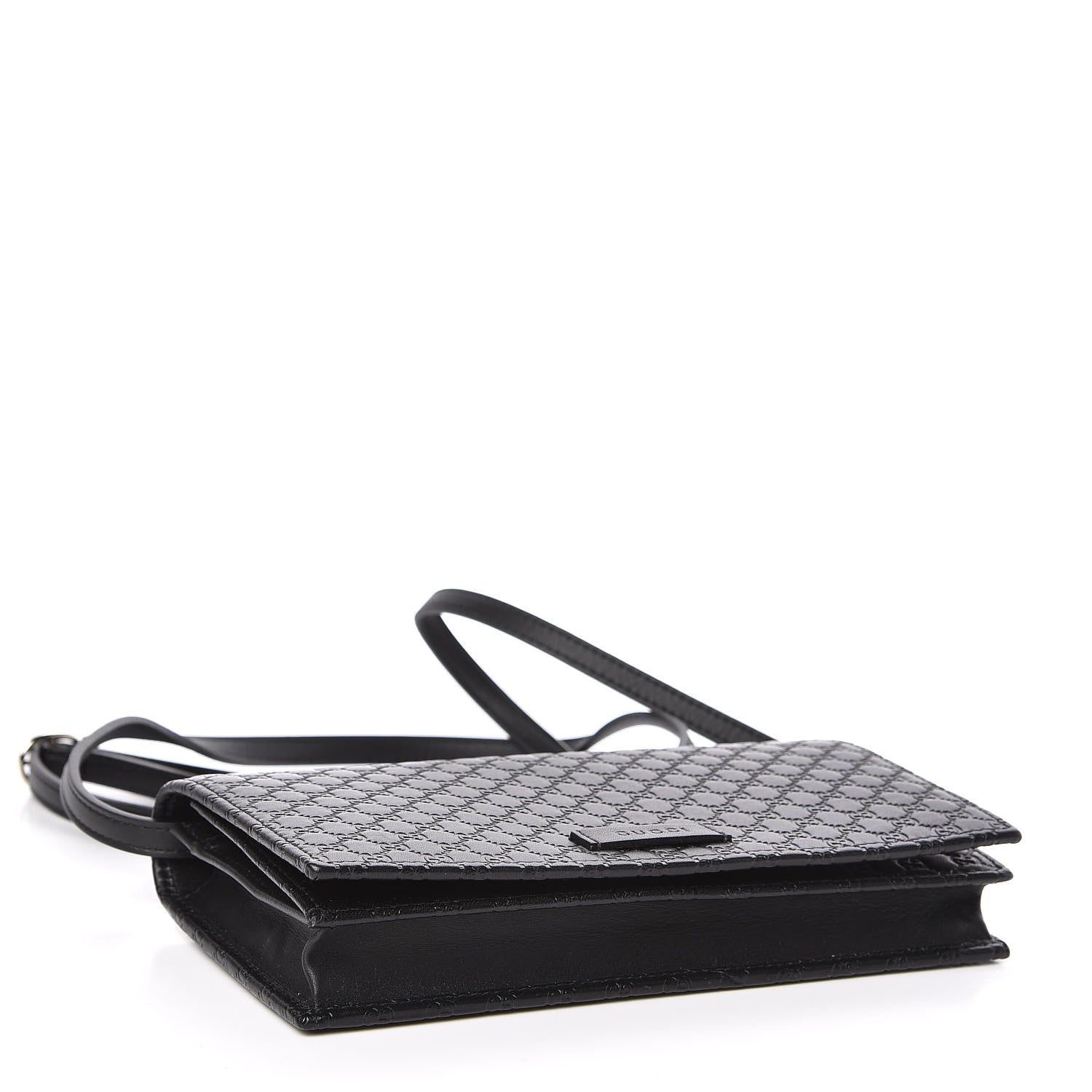 Gucci Microguccissima Crossbody Wallet Black 4 of 9