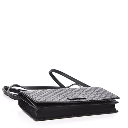 Gucci Microguccissima Crossbody Wallet Black 4 of 9
