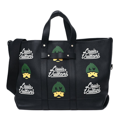 Louis Vuitton X NIGO Taurillon Duck Trolley Tote Black 1 of 10