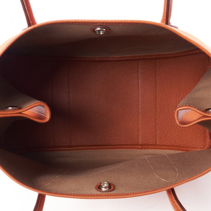 Hermes Toile Negonda Garden Party Tote 36 MM Orange 7 of 8