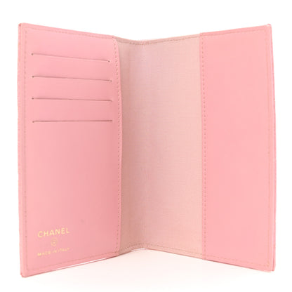 Chanel Iridescent Caviar Quilted Passport Holder Pink 5 of 8