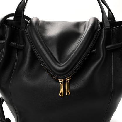 Bottega Veneta Calfskin Small Beak Tote Black 8 of 10