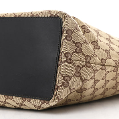 Gucci Monogram Large Bucket Tote Dark Brown 10 of 10